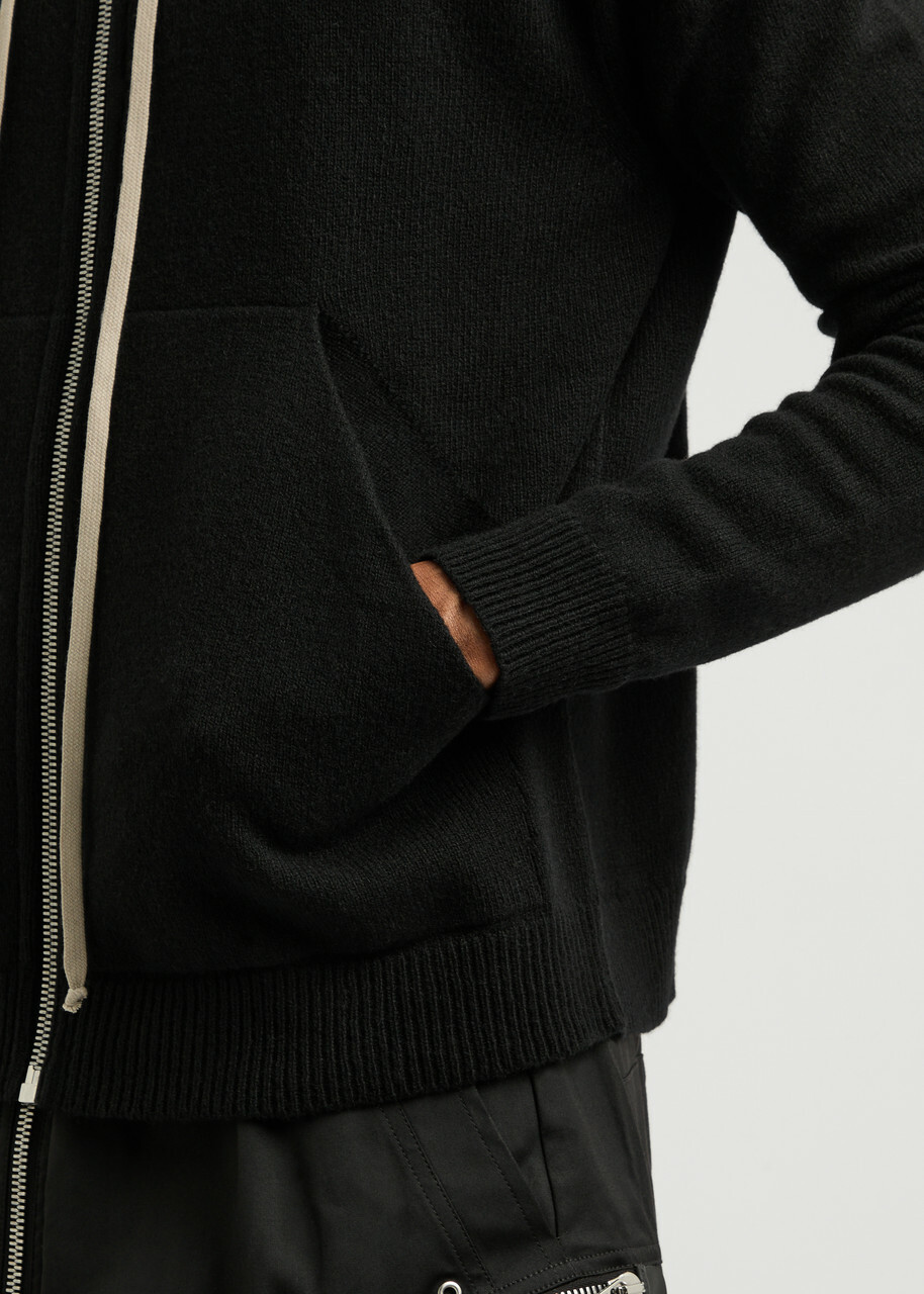 トップス Rick owens 16SS hooded maglia cardigan Rick owens
