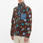 KAVU Men's Teannaway Snap Fleece in Peat Geo