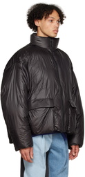 ADER error Black Mestan Puffer Jacket