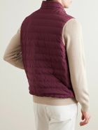 Brunello Cucinelli - Quilted Padded Shell Gilet - Burgundy