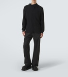Rick Owens Island draped cady shirt