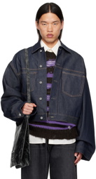 Acne Studios Blue Patch Pocket Denim Jacket