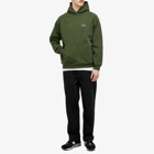 Dime Men's Classic Small Logo Hoodie in Forest Green