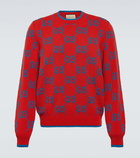 Gucci GG intarsia cotton-blend sweater