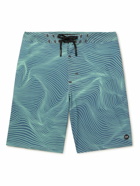 Outerknown - Apex Long-Length Printed Recycled Swim Shorts - Blue