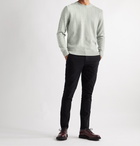 CLUB MONACO - Ribbed Mélange Wool and Cashmere-Blend Sweater - Gray