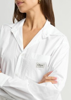 Coperni Cotton-poplin Shirt Bodysuit White