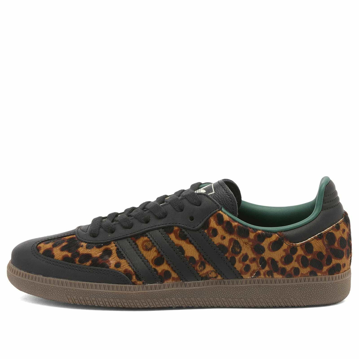 Adidas Samba OG W Sneaker in Black/Green/Cream White