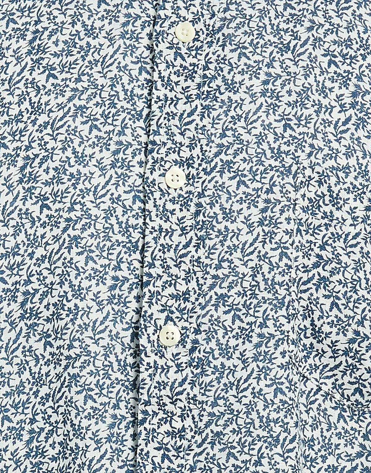 120% Lino Mens Shirt in Blue