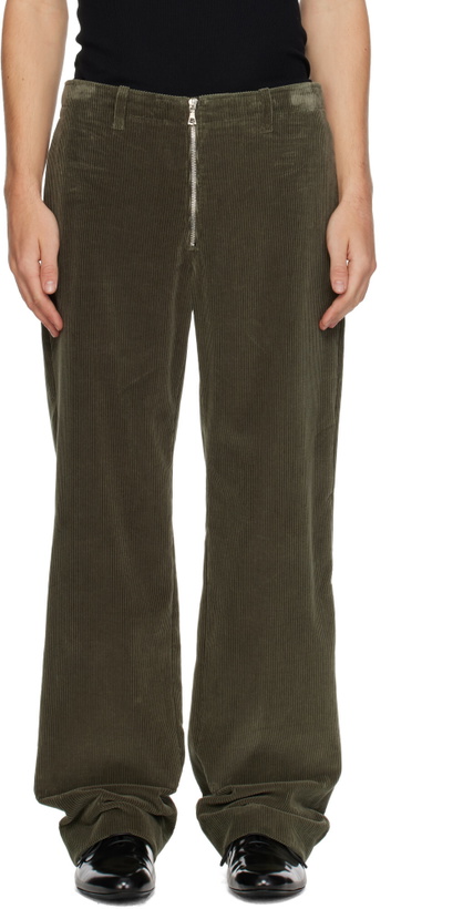 Photo: Rier Khaki Tyrolean Corduroy Trousers