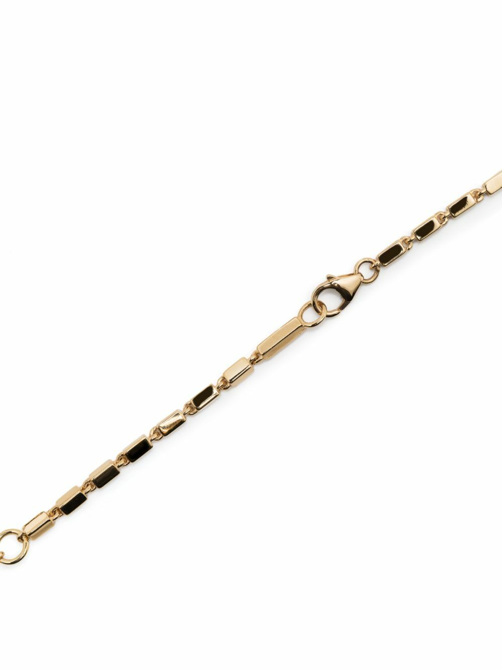 Suzanne Kalan 18kt Yellow Gold Block-Chain Medium Baguette Necklace
