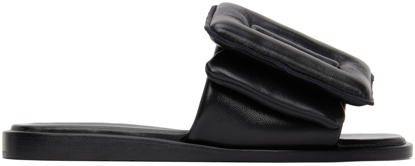 BOYY Tan Puffy Buckle Sandals BOYY