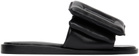 BOYY Black Puffy Flat Sandals
