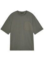 Hiking Patrol Panelled Stretch-jersey T-shirt Grey