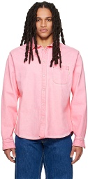Marni Pink Patch Pocket Denim Shirt