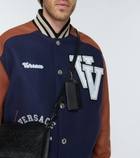 Versace - La Greca Signature leather crossbody bag