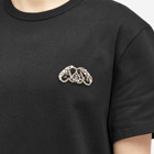 Alexander McQueen Men's Seal Logo T-Shirt in Black