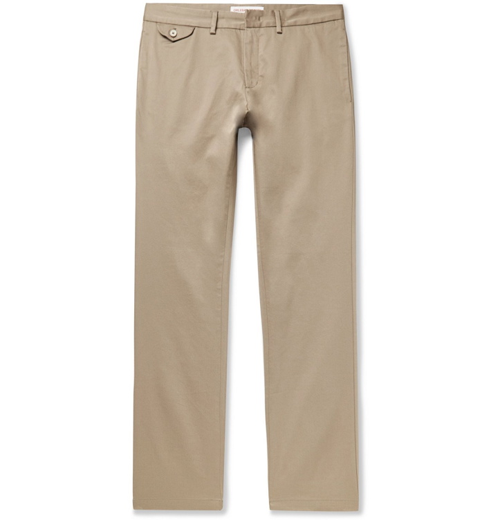 Photo: Orlebar Brown - Myers Slim-Fit Stretch Cotton-Blend Trousers - Neutrals