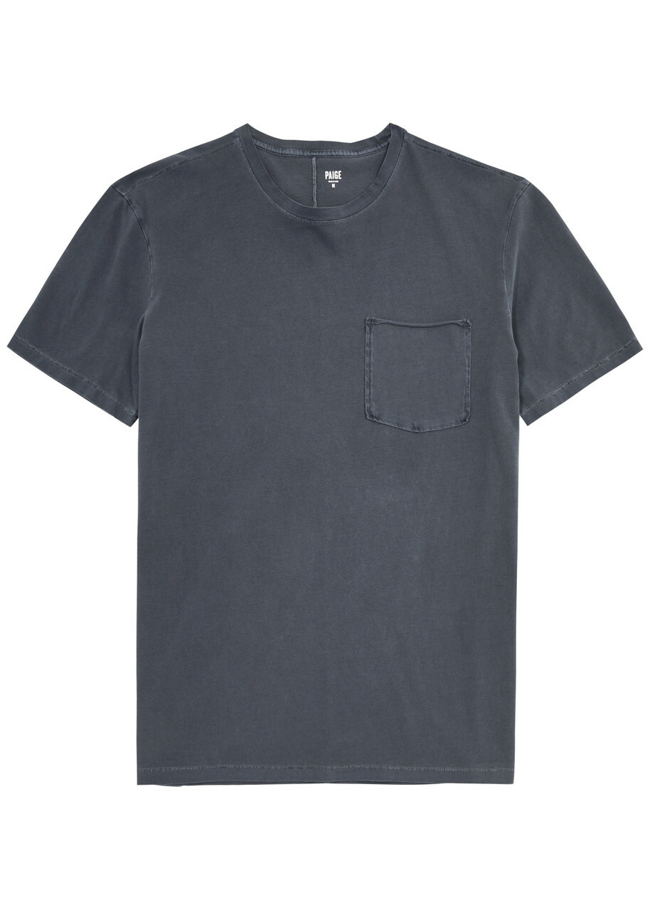 Paige Ramierez Cotton T-shirt Blue