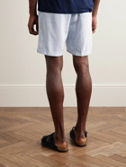 Onia - Straight-Leg Linen-Blend Drawstring Shorts - Blue