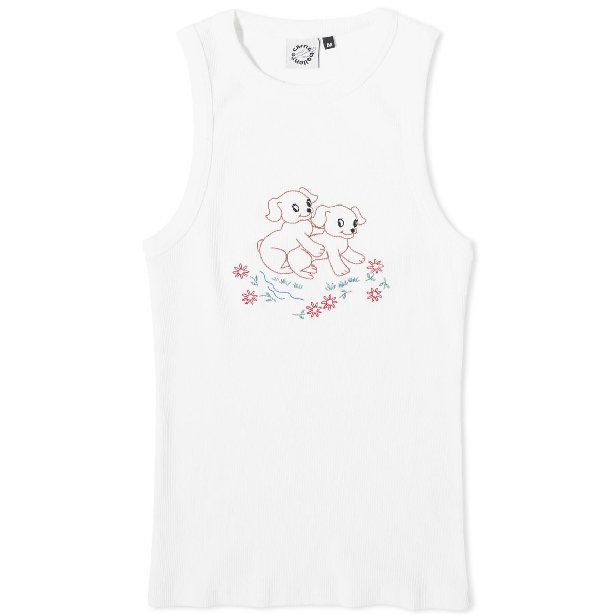 Carne Bollente Women's Dogmination Tank Top in White