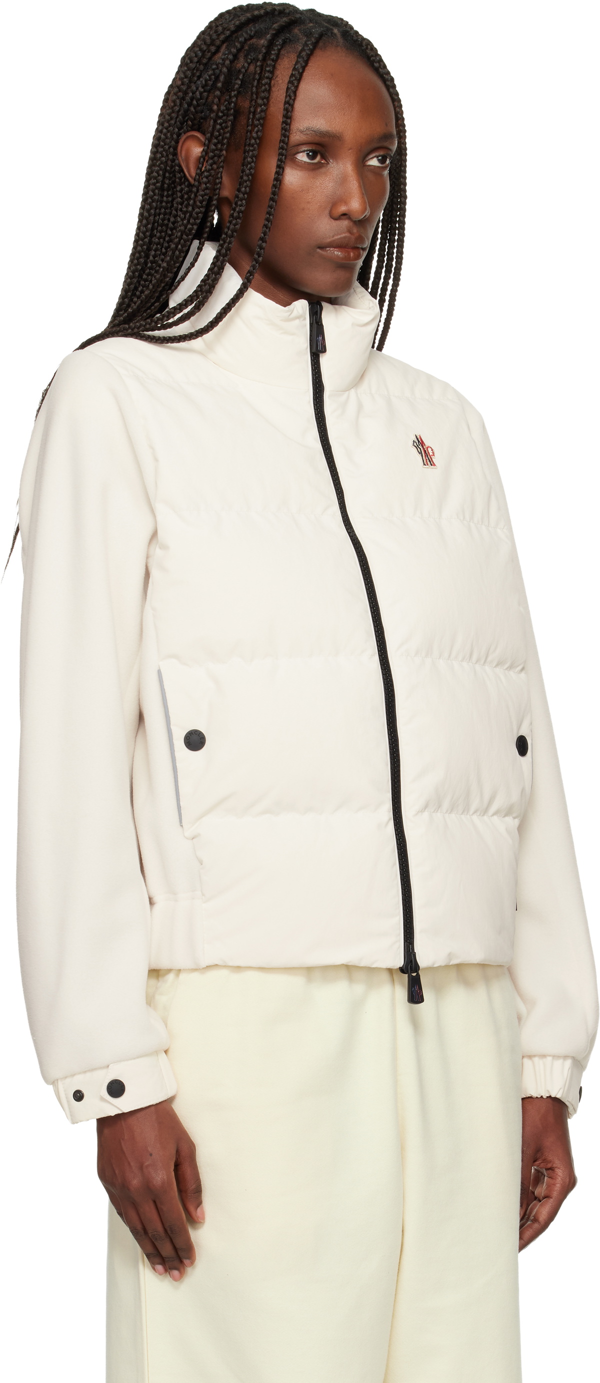 Moncler Grenoble Off-White Maglia Down Jacket