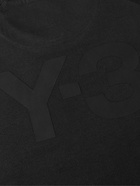 Y-3 - Logo-Print Cotton-Jersey T-Shirt - Black