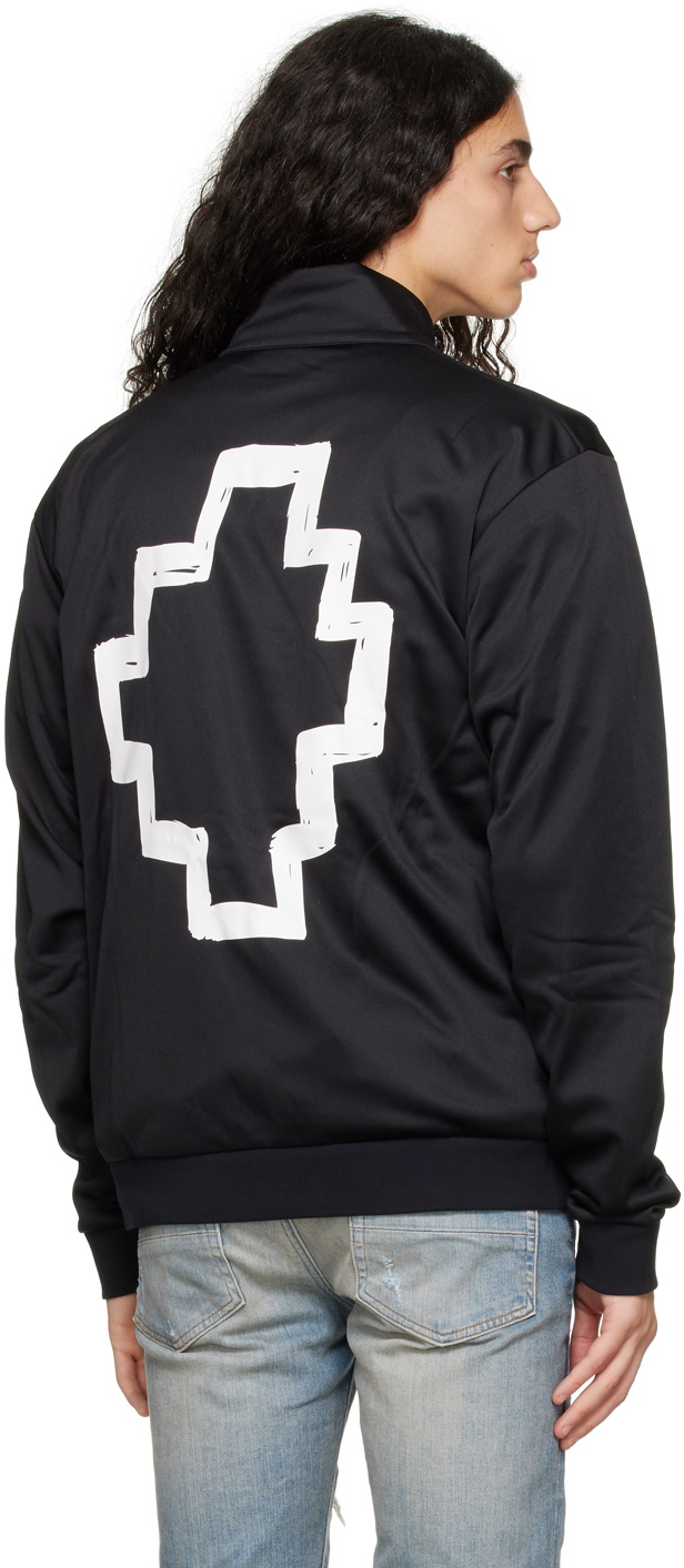 Marcelo Burlon County of Milan Black Tempera Cross Track Jacket