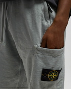 Stone Island Bermuda Cotton Fleece Blue - Mens - Cargo Shorts