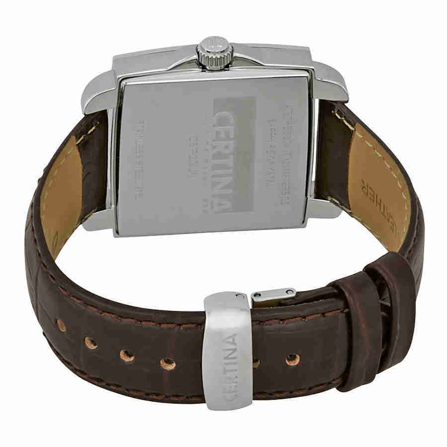 Certina DS Podium Square Brown Dial Ladies Watch C001.310.16.297.00