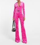 Versace - Medusa Biggie velvet jumpsuit