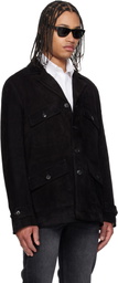 Paul Smith Black Field Suede Jacket