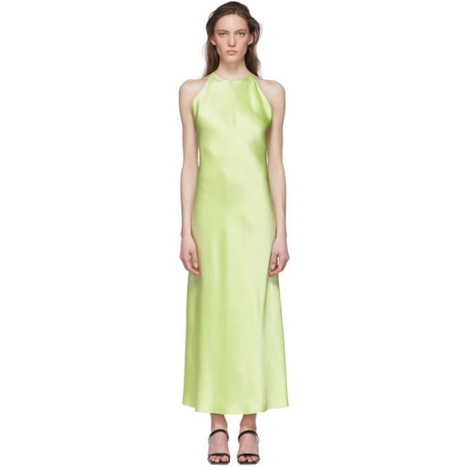 Rosetta Getty Green Slip Dress Rosetta Getty