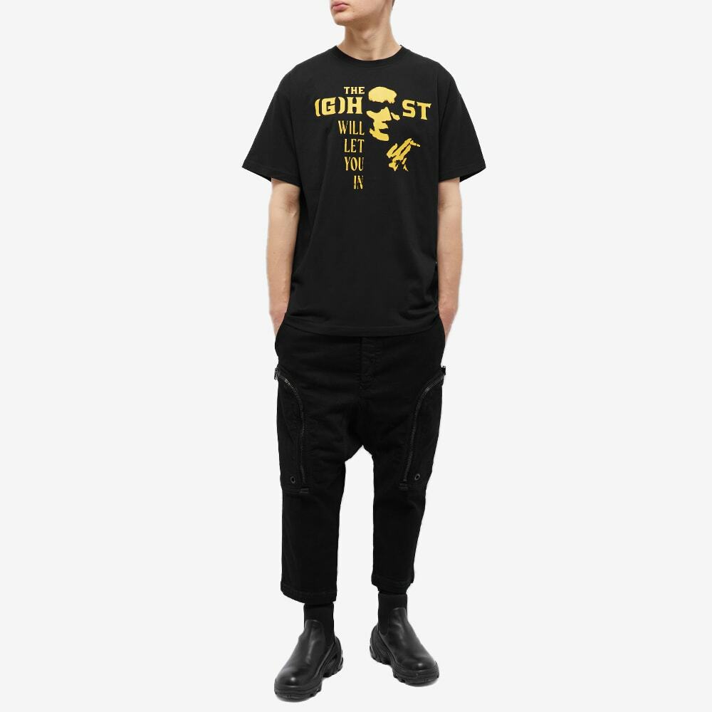 Raf Simons Men s Ghost Print T Shirt in Black Raf Simons