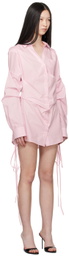 SRVC Pink Breakfast Minidress