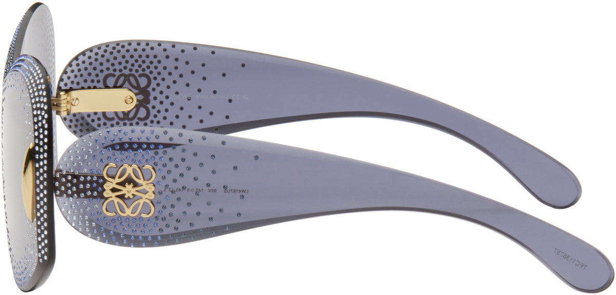 LOEWE Blue Starry Night Mask Sunglasses