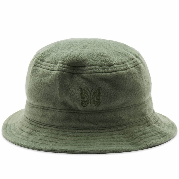 Photo: Needles Men's Poly Fleece Bucket Hat in Green