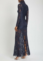 Rabanne Lace Maxi Dress Navy
