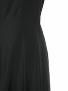 ROCHAS Sleeveless Pleated Taffeta Long Dress