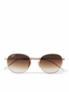 Ray-Ban - Round-Frame Gold-Tone Sunglasses