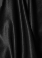 Spanx Shaping High-waist Stretch-satin Thong Black