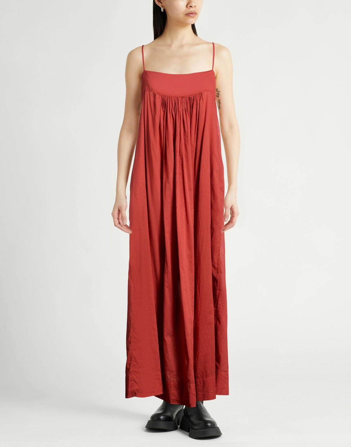 Jucca Womens Maxi dress Rust