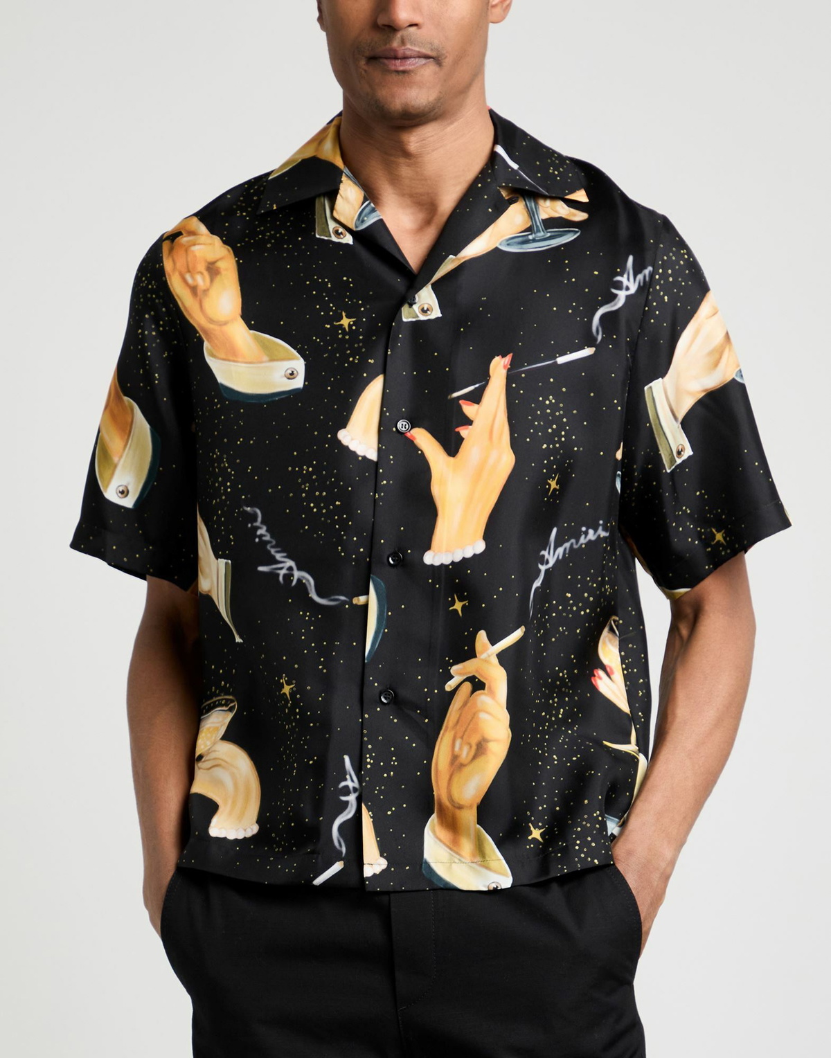 Amiri Mens Shirt in Black