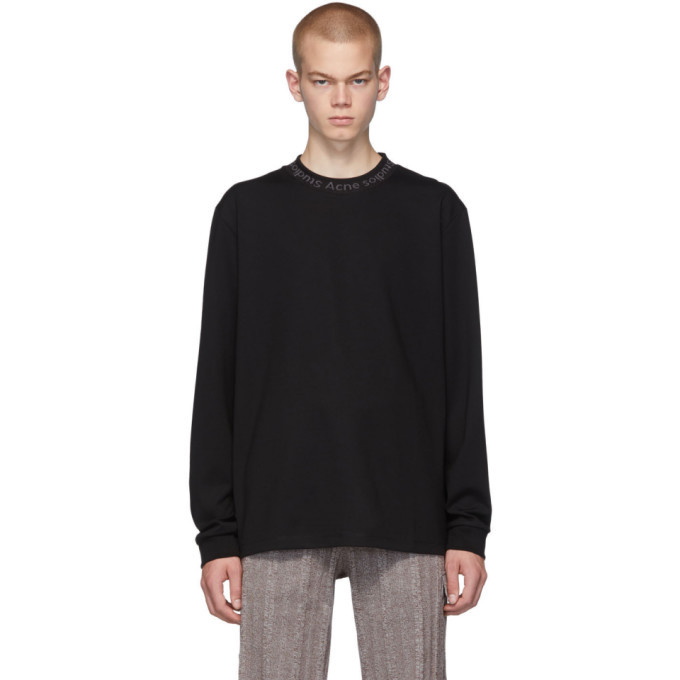 Photo: Acne Studios Black Elogho Long Sleeve T-Shirt