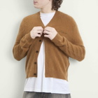 Acne Studios Men's Plush Cardigan in Almond Brown