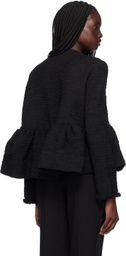 Erdem Black Peplum Jacket