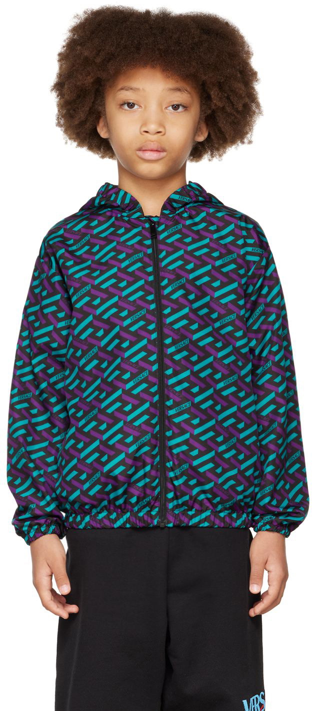 Green and purple on sale windbreaker