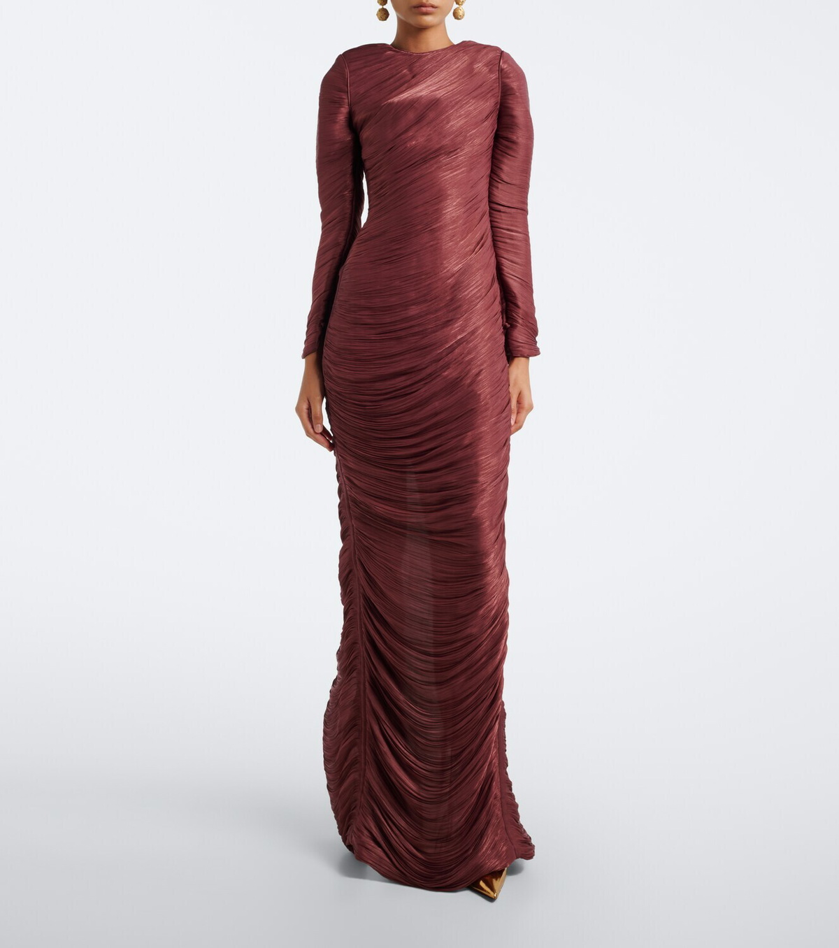 Marmar Halim Caped draped gown