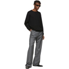 Balenciaga Black Fine Wool BB Sweater