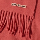 Acne Studios Men's Canada Skinny New Scarf in Mineral Red